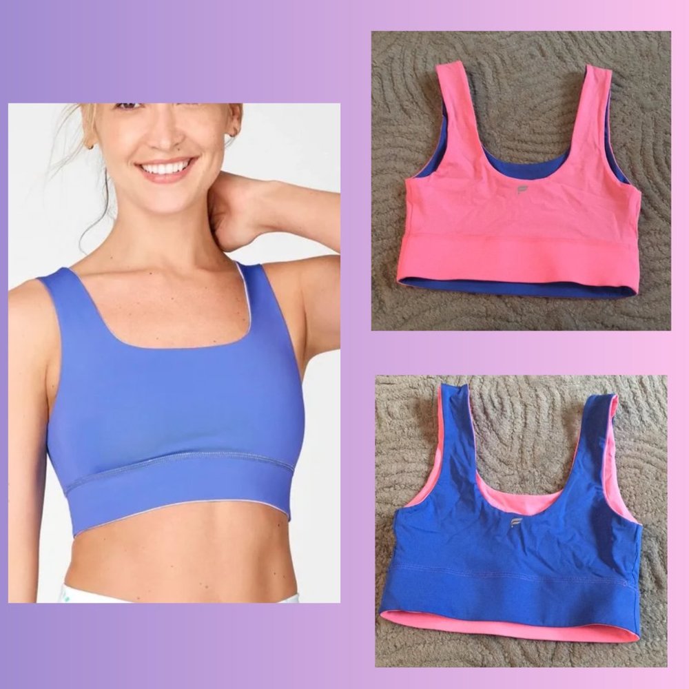 FABLETICS XS Harlow Sorbet Baja Reversible Sports Bra